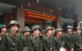 Tân binh Công an Hà Nội rạng rỡ trong ngày đầu nhập ngũ